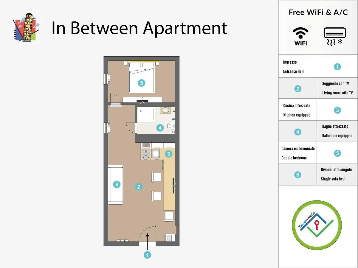 Pisa Tower Apartment